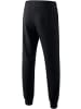 erima Kinder Sweatpants mit Buendchen in schwarz