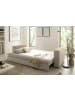 Furn.Design Schlafsofa beige Cord, Sofa 3-Sitzer mit Bettfunktion 244 cm