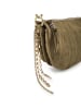 FREDs BRUDER Velvet Wild Umhängetasche Leder 28 cm in khaki