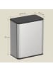 SONGMICS Mülleimer Parri in Silbern - (B)15.2 x (H)32 x (T)25.8 cm - 8 L