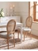 Beliani 2er-Set Esszimmerstuhl NIVLOC in Beige/Braun