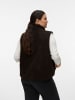 Vero Moda Teddyfell Jacke in Chocolate Torte