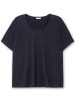 sheego T-Shirt in tiefblau