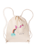Mr. & Mrs. Panda Drawstring Bag Einhorn Pupsen ohne Spruch in Creme