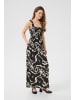 Kaffe Kleid KAmartha Regular fit in Black/Nature Organic Lines