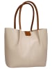 Samantha Look Handtasche echt Leder in beige