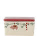 Bloomingville Butterdose Yule aus Weihnachten in rot