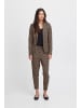 ICHI IHKATE PRINT BL18 regular fit in Doeskin Checks Aop