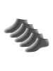 Schiesser Sneakersocken Bluebird in silbergrau-mel.