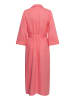 CULTURE Kleid CUannille Casual fit in Coral/White Stripe