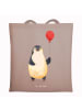 Mr. & Mrs. Panda Schultasche Pinguin Luftballon ohne Spruch in Braun Pastell