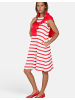 Navigazione Kleid in weiss rot
