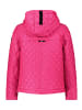 AMBER & JUNE Steppjacke mit Kapuze in Fandango Pink