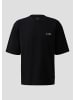 QS T-Shirt in 99D0_schwarz
