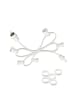 SATISFIRE Garten Party Lichterkette Illu 30 bunte LED Tropfenlampen 10m weiß