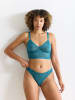 Erlich Textil  ICONIC LACE STRING in tiefseeblau