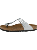 Birkenstock Zehensandale Gizeh Birko-Flor normal in silber