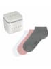 Falke Socken 3er Pack in Rosa/Weiß/Grau