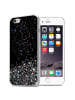 cadorabo Hülle für Apple iPhone 6 PLUS / 6S PLUS Glitter in Schwarz mit Glitter