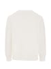 Jalene Damen Strickpullover in Wollweiss