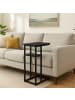 relaxdays Beistelltisch in Schwarz - (B)40 x (H)60 x (T)30 cm