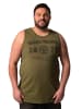 Men Plus Tank Top in dunkles olive
