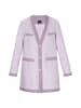DreiMaster Women Coat in light lavender glitter