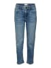 Vero Moda Girl Mom Jeans in Medium Blue Denim