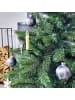 JACK Glas Christbaumkugeln + Spitze in Anthrazit