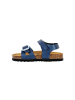Plakton Lederpantoletten Kind Serena Blau