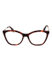 Longchamp Braun Metall & Kunststoff Brille (Fassung)