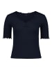 Zero  Halbarm-Shirt mit Raffung in Deep Sky