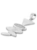 Adeliás Damen Anhänger aus 925 Silber mit Zirkonia in silber