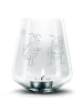 Mr. & Mrs. Panda Glas Windlicht Hummeln Kleeblatt ohne Spruch in Transparent