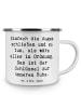 Mr. & Mrs. Panda Becher Spruch Innere Ruhe mit Spruch in Weiß