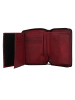 Greenburry Destressed Geldbörse RFID Schutz Leder 13 cm in deep red