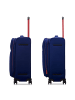 Roncato Move 4 Rollen Trolley 64 cm mit Dehnfalte in ultramarine blue