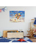 relaxdays Sitzbank in Dunkelgrau - (B)76 x (H)34 x (T)38 cm