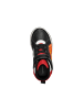 Geox Inek Geobuck+Text – Hochschuh mit Schnürung für Jungen (Junior) Schwarz