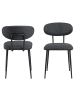 ebuy24 Esszimmerstuhl Denise Grau 2er Set