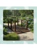 relaxdays Gartenbrücke in Braun - (B)171,5 x (H)58 x (T)75 cm