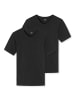UNCOVER BY SCHIESSER T-Shirt 2er Pack in Schwarz