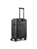Redolz Essentials 11 4 Rollen Kabinentrolley 55 cm mit Dehnfalte black