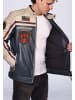Mustang Lederjacke 31024850 in navy/offwhite