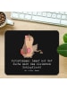 Mr. & Mrs. Panda Mousepad Juristin Schlupfloch mit Spruch in Schwarz