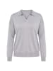 MIAMODA Pullover in grau melange