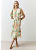More & More Chiffonkleid in aquarell flower print