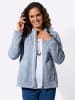 WITT WEIDEN Strickfleece-Jacke in jeansblau-meliert