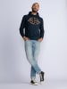 Petrol Industries Hoodie mit Aufdruck Baraboo in Blau