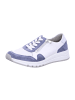 WALDLÄUFER Schnürschuhe H-April in JEANS WEISS SILBER